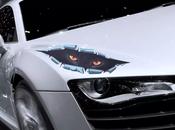 Cool 3D Car Styling Funny Waterproof Cat Eye Car Sticker image