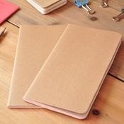 A5 Notebook Brown Paper Cover with Line image