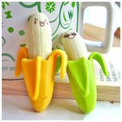 2 PCs Banana Rubber image