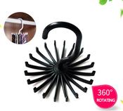 360 Degree Rotating Tie Rack Belt Hangers Scarf Holder