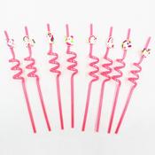 5x Large Unicorn Party Straws
