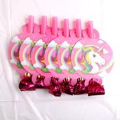 6x Unicorn Blowouts Noisemakers