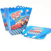 6x Mcqueen Cars Popcorn Boxes