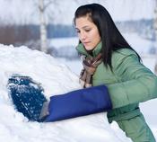 Car Ice Scraper Winter Gloves