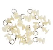 20pcs Curtain Track Glider Rail Curtain Hook Rollers