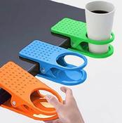 Drinking Cup Holder Clip On Desk Table