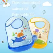 Baby Lunch Waterproof Removal Bib image