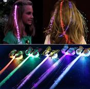 1Pcs LED Flashing Hair Braid Glowing Hairpin