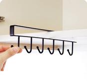 6 Hooks Under Shelf Organizer Hanger