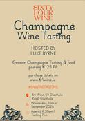 64 Tasting: Grower Champagne Tasting with Luke Byrne