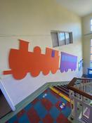 Train Shaped Noticeboard - Abal Education Supplies image