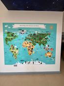 Map of the World with Animals | Abal Educational Supplies