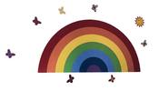Rainbow Noticeboard | Abal Education Supplies