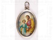 Medal - Oxidised/Saint Joseph Picture