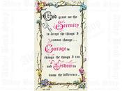 Verse Leaflet/Serenity