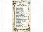 Verse Leaflet/Those Alone