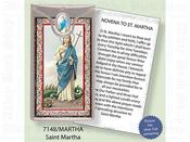 Picture Medal &amp;amp; Foil Leaflet/Saint Martha