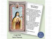 Picture Medal &amp;amp; Foil Leaflet/Saint Theresa