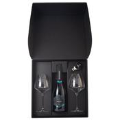 Breganze Diamante Glasses/Stopper gift set