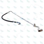Condenser to evaporator hose assembly