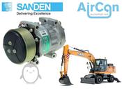 Case-IH WX series excavator A/C compressor image
