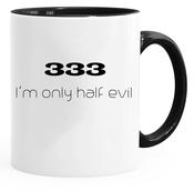 333 I'm only half evil (Mug) image