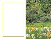 Nature and Quiet Reflection Memorial Card image