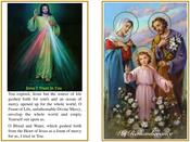 The Holy Family &amp;amp; Divine Mercy Remembrance Card image