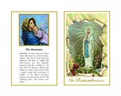 Lourdes Grotto Front and Madonna on the back image