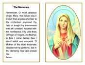 Immaculate Heart of Mary Memorial Mass Card