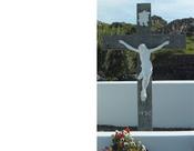 Personalised Traditional Crucifix Irish Wallet Memorial Card image