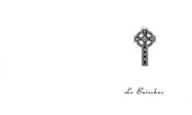 Traditional Celtic Cross Irish Memorial Thank You Card