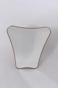 Mid century Italian Brass Rimmed mirror image
