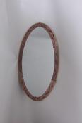 Full length Crystal Art mid century Italian mirror image