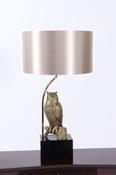 Mid Century Brass Owl Table Lamp image