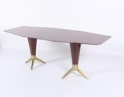 Midcentury Italian Dining Table By ISA Bergamo image