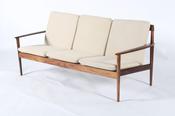 A Wonderful And Rare Danish Sofa In Rosewood By Grete Jalk PJ Mobelfabrik image