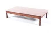 A Large Scale Mid Century Italian Coffee Table In  Stunning Rosewood image
