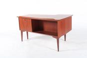 Beautiful Boomerang Style Scandanavian Desk In Teak By Goran Strand For Lelangs Mobelfabrik image