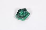Stunning Natural Organic Form Malachite Dish