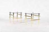Pair Of Vintage Italian Hollywood Regency Style Side Tables image