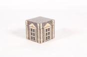 Rare Hand Crafted Decorative Box In Lacquered Egg Shell