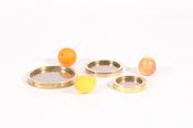 Rare Nesting Trio Of Trays By Gabriella Crespi