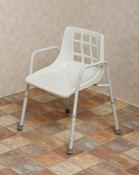 Height adjustable shower chair image