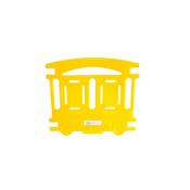 Yellow Carriage with hinges [KDCY]