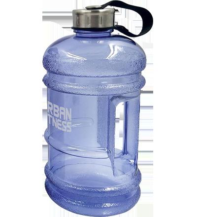 Quench 2.2L Water Bottle Blue with Handle, Cap, and Strap - Urban Fitness