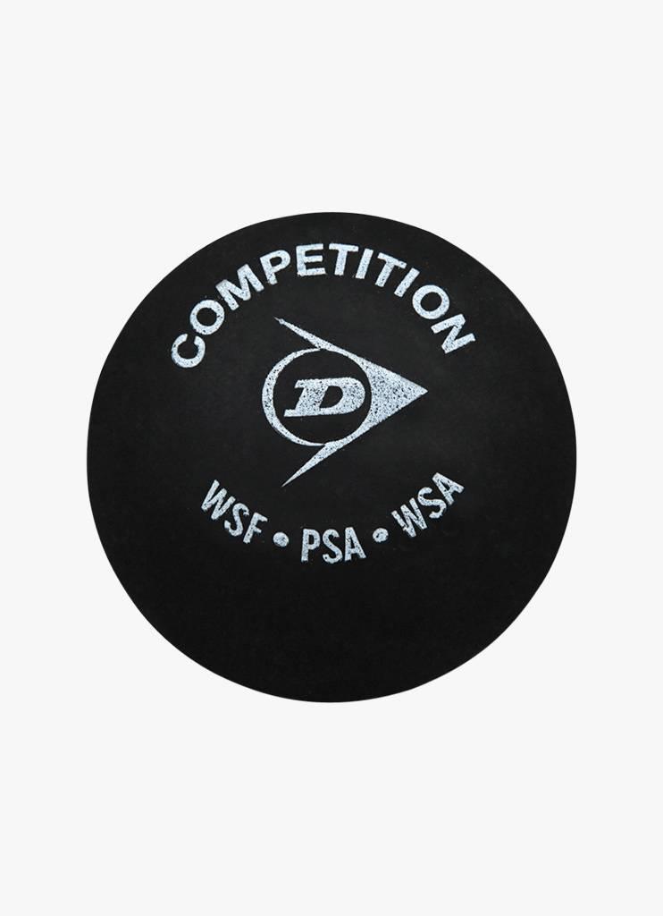 Dunlop Competition Squash Ball Black Single Dot