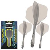 Winmau Fusion Integrated Flight &amp; Shaft Grey