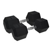 Pro Hex Dumbbells-Rubber Coated (2x12.5kg) image
