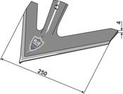 Eco sweep for quick change - 250mm - AgriParts